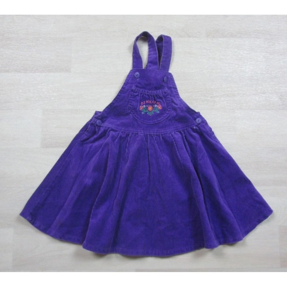 OSH KOSH B'GOSH Vestbak Toddler Vintage Made USA Cotton Overalls Size 4T Romper